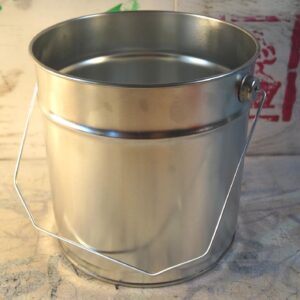 EIMER 5,4L – Leergebinde UN-Weissblecheimer 5.4 Liter OHNE Deckel und Spannring mit langem Tragbüge